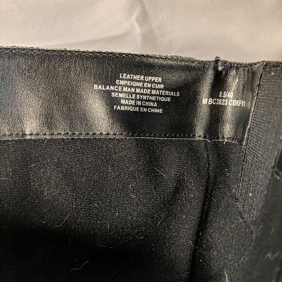 b.o.c. Black Leather Heeled Boots 3.5" Block Heel Knee High Womens 8.5 BOC Born - Picture 10 of 16